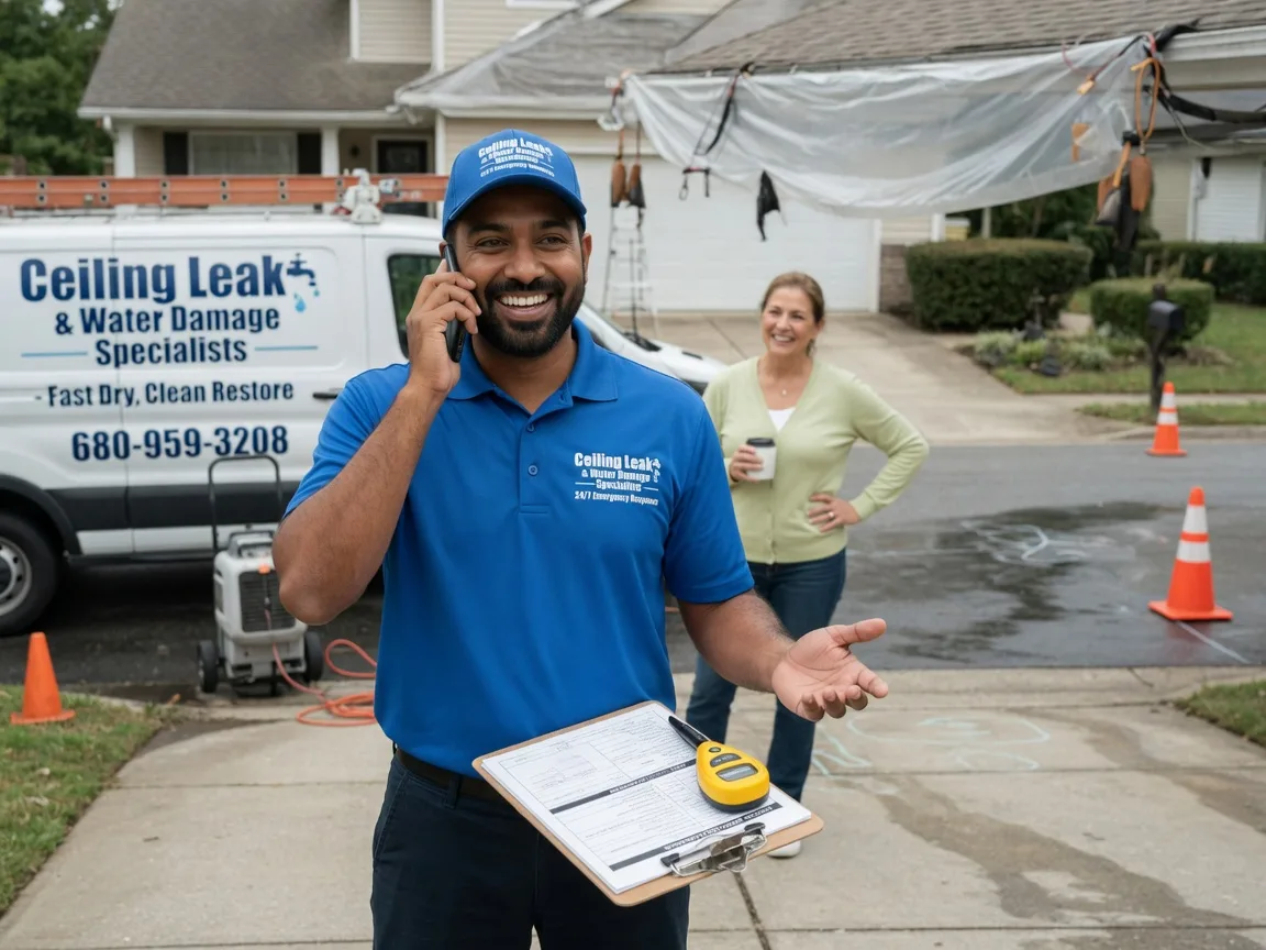 Ceiling Leak Cleanup Sandgap, KY FAQs